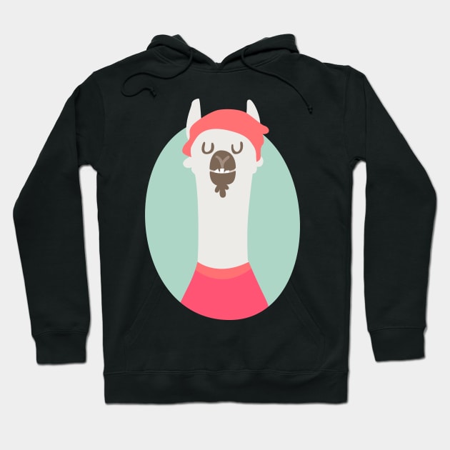 Llama Hoodie by melomania